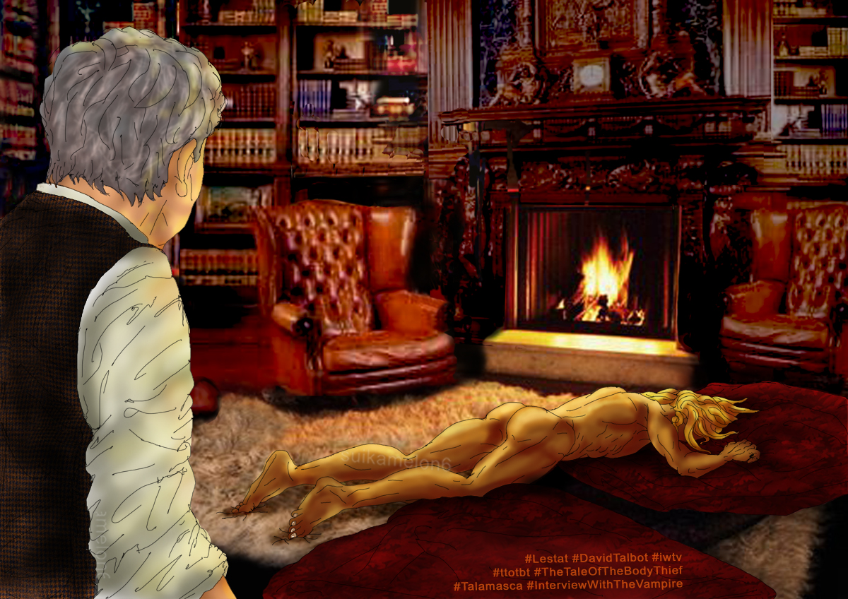 suikamelon6's tweet photo. @Siri_pause #TheTaleoftheBodyThief #TheVampireChronicles #iwtvfanart #Lestat #iwtv #InterviewWithTheVampire #DavidTalbot #Talamasca https://t.co/tFjeUy676K
