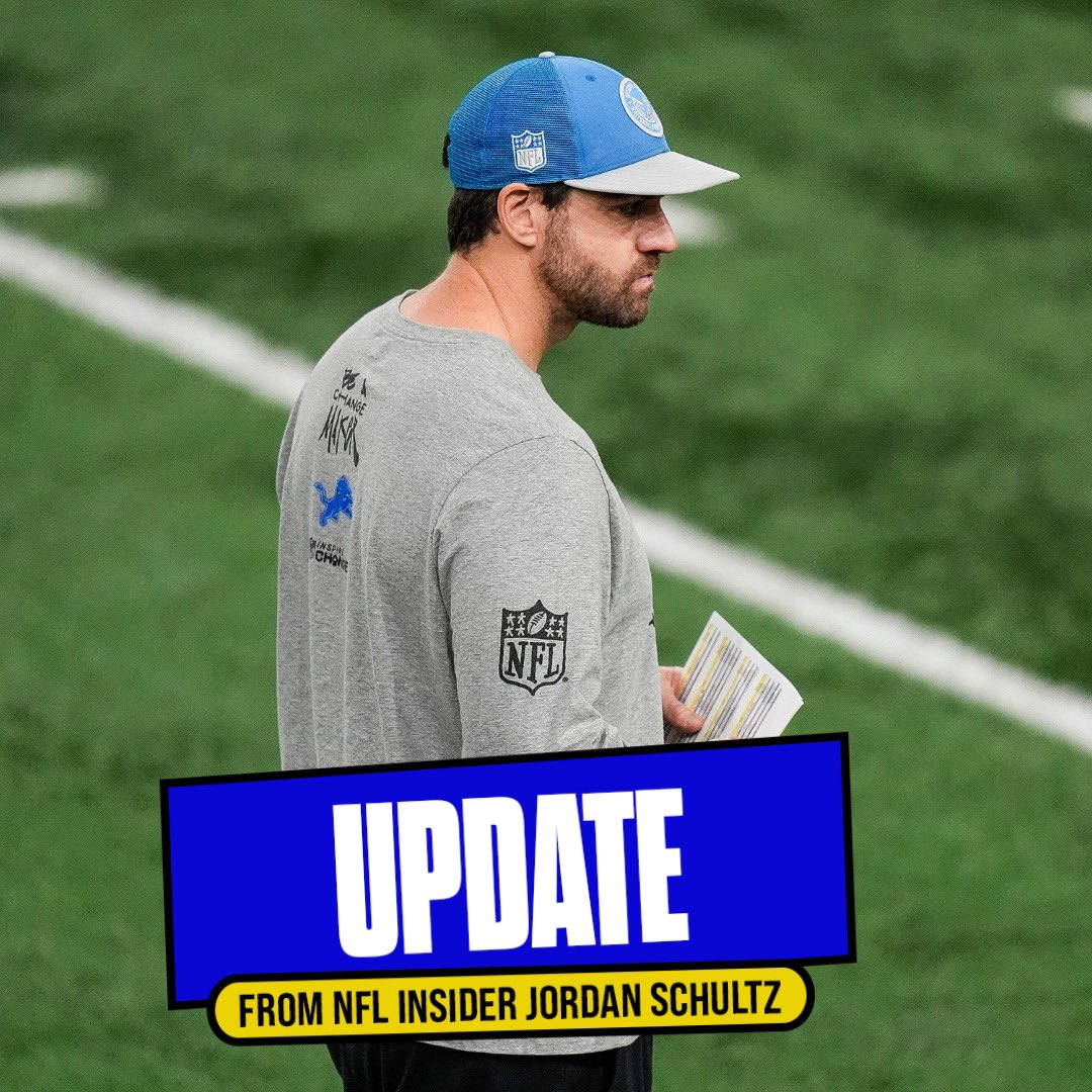 Schultz_Report's tweet photo. Sources: The #Jets are hiring #Lions passing game coordinator Tanner Engstrand as their new offensive coordinator. 

Engstrand, who has been with Detroit since 2020, will now take charge of the Jets' offense under head coach Aaron Glenn. https://t.co/SkLpBmNCDM
