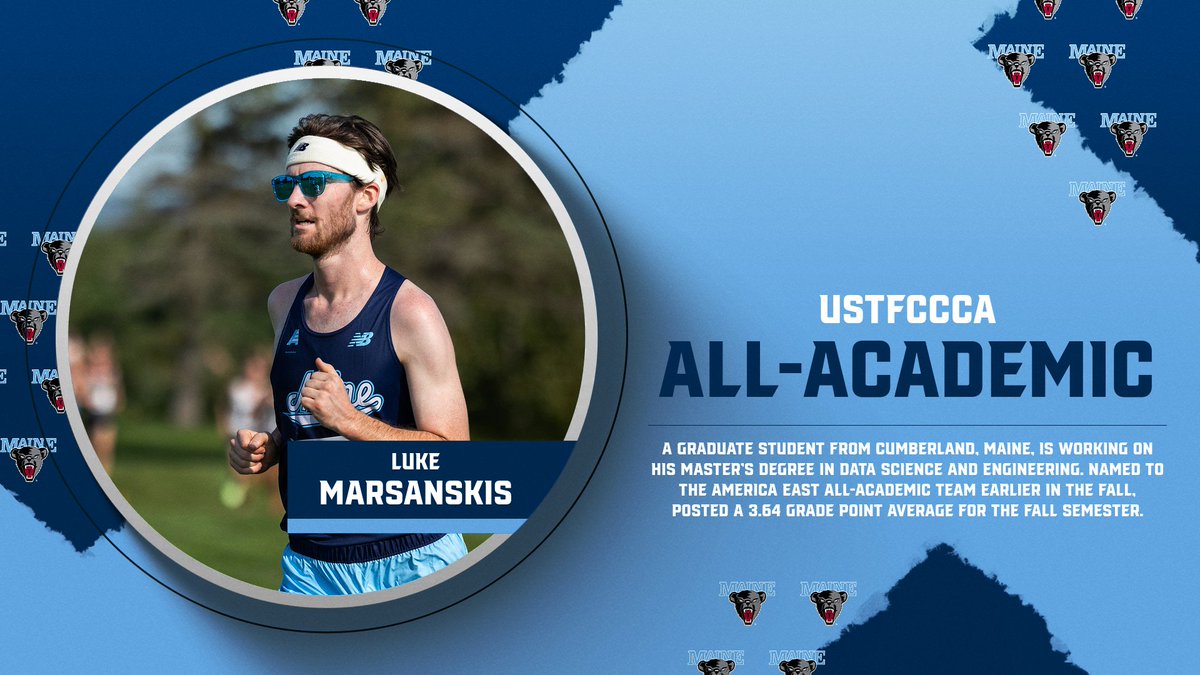 Congratulations to Luke Marsanskis one being named an <a href="/USTFCCCA/">USTFCCCA</a> All-Academic athlete!

#blackbearnation