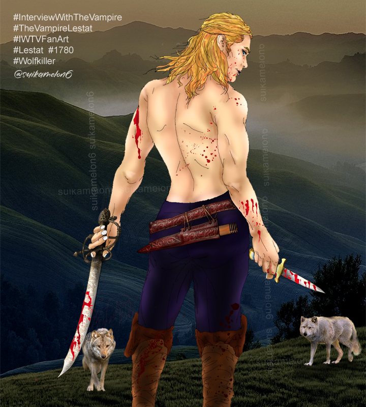 suikamelon6's tweet photo. @Siri_pause #iwtvfanart #InterviewWithTheVampire #iwtv #Lestat #Wolfkiller #VC #TheVampireLestat https://t.co/CRRYhoFTP1