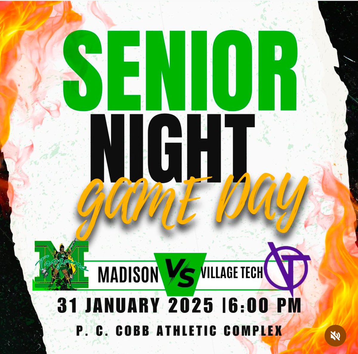 Lady Trojans Senior Night!! Livestream on YouTube @TheGreatJamesMadison #Girls&amp;Boys