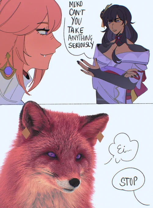 she got too serious #eimiko 