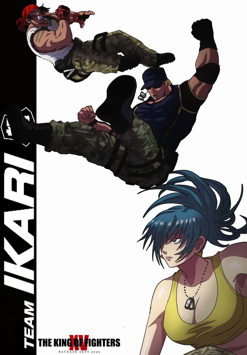Raydash30's tweet image. SOLDIERS
#IKARIWARRIORS #KOFXV #RAYDASHARTS
