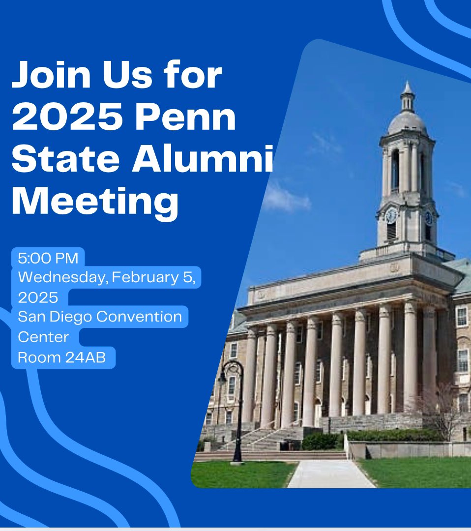 Penn State Turf Alumni let’s reconnect! As we all get ready to travel to San Diego, please add this event to your calendar. See you all in sunny San Diego! #PSUTurf #WeAre