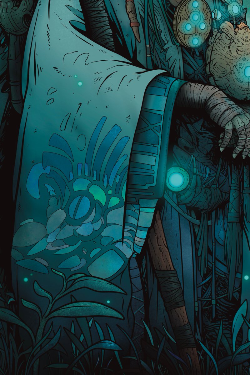 ArcaneCluster's tweet photo. Some details shots of "Death Dealer, Dräthamir"💀✨️
Prints drop tonight on my site!
#printdrop #details #fantasy #darkfantasy #art #shaman #worldbuilding #artist #Arcane #Cluster #arcanecluster https://t.co/vw3tAZEs4L