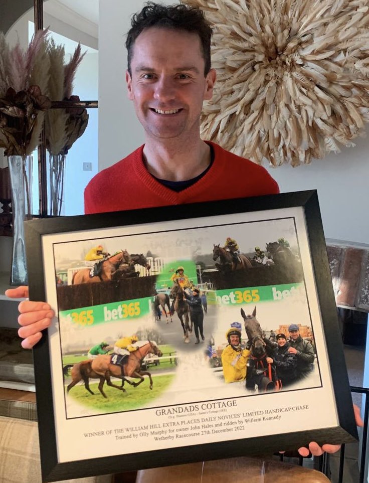 There are some racing silks synonymous with NH Racing, that as a jockey you dream about putting on and Mr Hales silks fly high in this category. I had the great pleasure of wearing them once and what a great day it was to boot. My thoughts &amp; prayers go out to his family &amp; friends