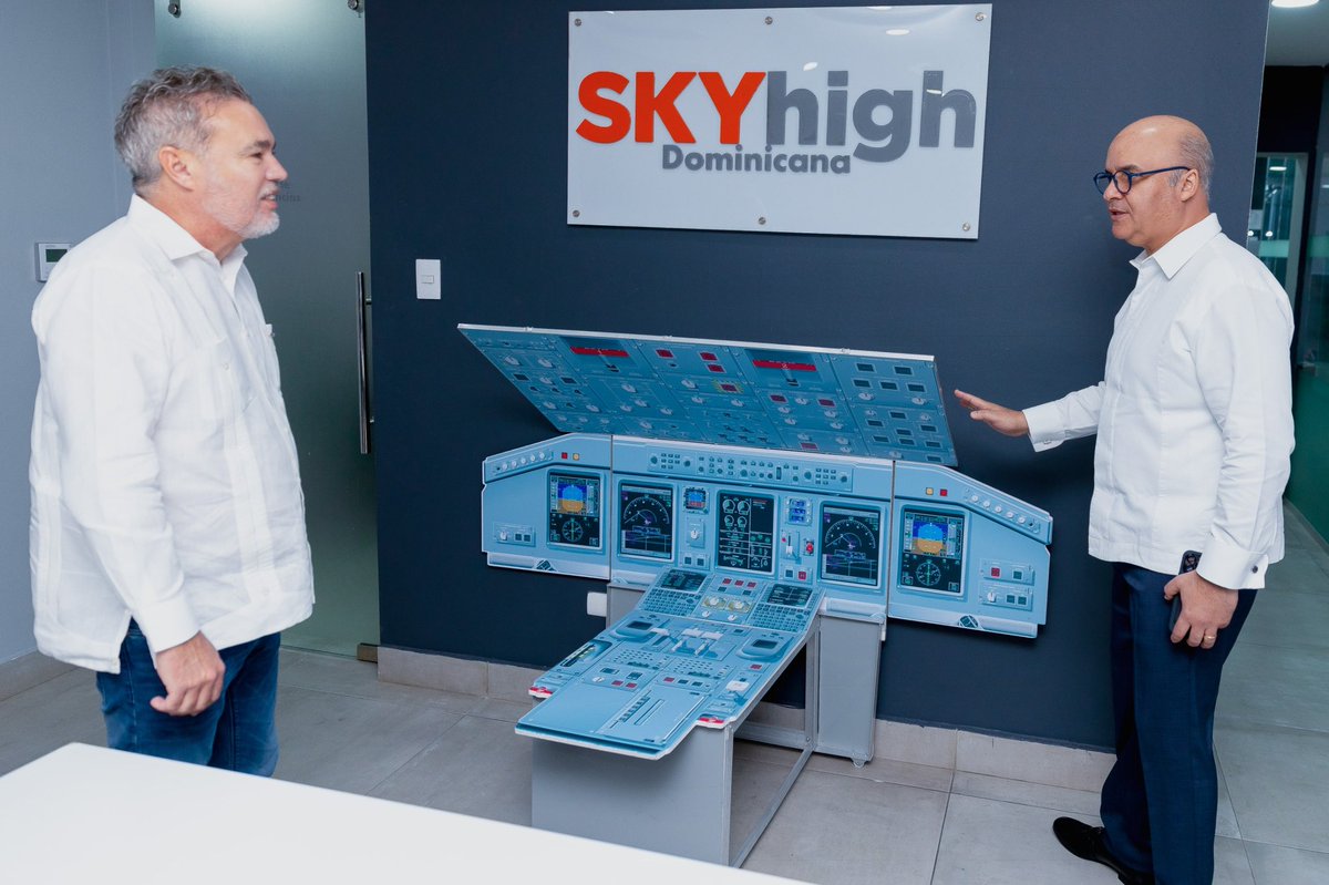 Igor Rodriguez Duran (@irodriguezduran) on Twitter photo Hoy visitamos las oficinas administrativas de la línea aérea dominicana <a href="/SkyHighDo/">SkyHigh Arlines</a>, acciones conjuntas impulsaremos para seguir fortaleciendo los procesos en el sector de la aviación civil. Gracias Juan Chamizo por la invitación.
¡Un nuevo vuelo! ✈️ 🇩🇴 Hoy visitamos las oficinas administrativas de la línea aérea dominicana <a href="/SkyHighDo/">SkyHigh Arlines</a>, acciones conjuntas impulsaremos para seguir fortaleciendo los procesos en el sector de la aviación civil. Gracias Juan Chamizo por la invitación.
¡Un nuevo vuelo! ✈️ 🇩🇴