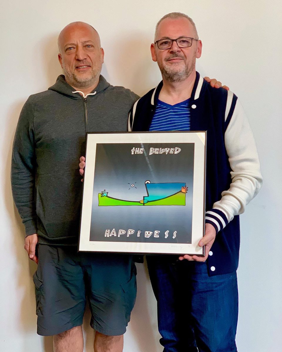 In October 1989 I did one of my first ever radio interviews while working at what was then Red Rose Radio (now 97.4 Rock FM) in Lancashire with Jon Marsh of The Beloved. 

I took the gift they gave me to have him sign it. When he came to <a href="/misoulradio/">Mi-Soul</a> #TOTP