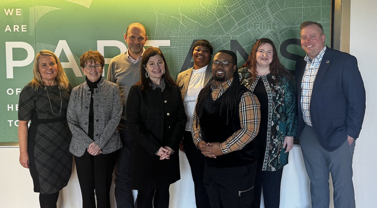 MSUGovRelations's tweet photo. Congresswoman @McdonaldRivet visited MSU’s @MSUMD Flint Campus to meet with faculty from the C.S. Mott Department of Public Health and OB-GYN. Discussions centered on The MIRACLE Center and key initiatives supporting pregnant and postpartum people. https://t.co/z8c1LnxmyM