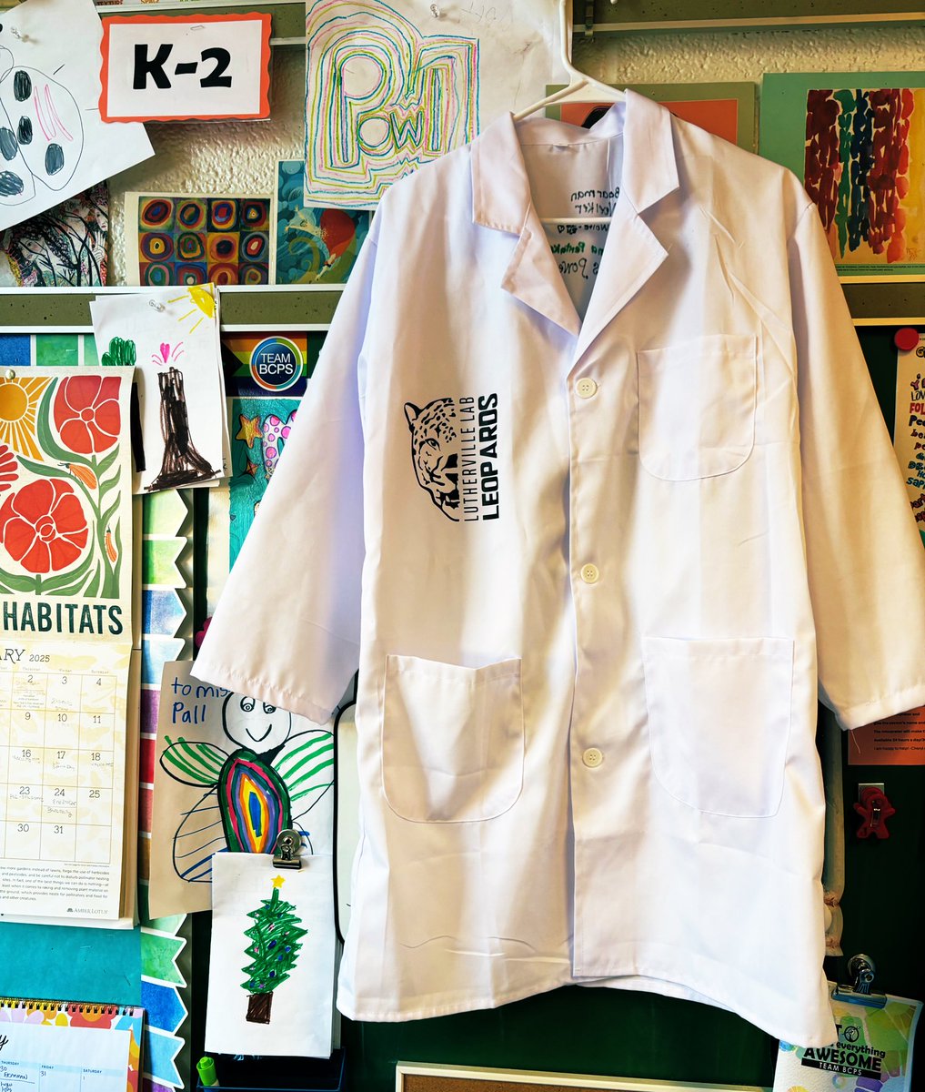 Wow! I was surprised and honored Thursday to receive the Lutherville Leopards lab coat 🐆 So happy to be a part of <a href="/Lutherville_Lab/">LuthervilleElementary</a> <a href="/Mr_McComb/">Sean McComb</a>