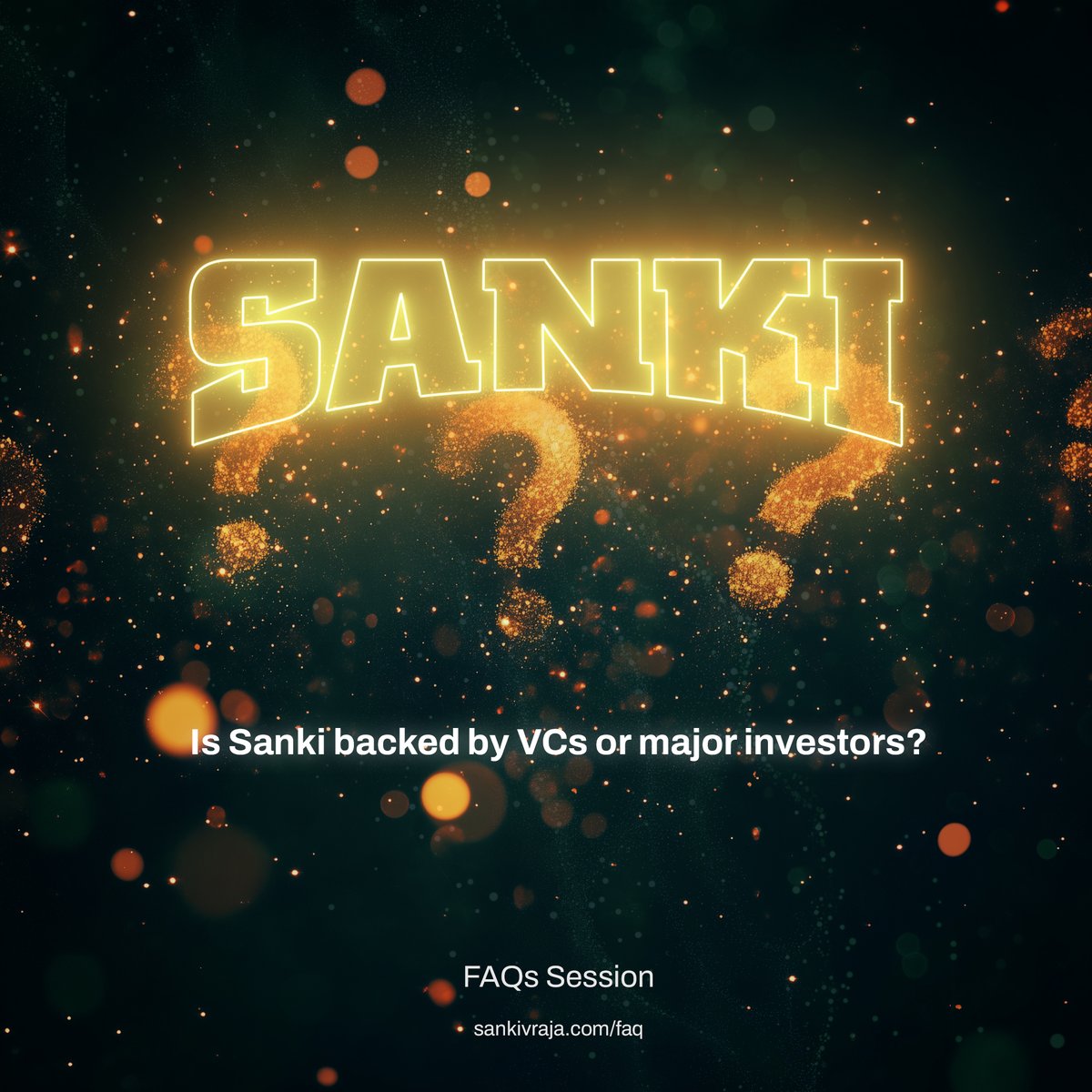 sankivraja's tweet photo. 📢 FAQs Session 
❓ Is Sanki backed by VCs or major investors?

No, Sanki is not backed by venture capital firms or major investors. The project was developed independently, with a focus on community-driven growth and organic adoption. This approach ensures that the community remains at the core of Sanki's ecosystem, promoting fairness and decentralization.

-----------------------

⚙️  We want our message to be as clear and precise as possible. If you think this answer can be improved or clarified, share your suggestion in the comments. Multiple ideas are welcome, but for similar suggestions, the reward will go only to the first person whose improvement is adopted.

💰 Like and retweet is a 188 $Sanki task reward.    

https://t.co/ZhZTmBOoRb
