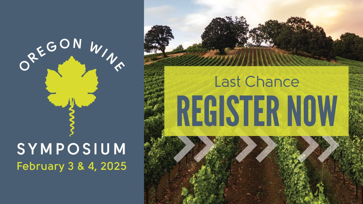 Don't wait to reserve your seat for the Oregon Wine Symposium! Prices increase by $50 at the door, so register now to join us at the Northwest wine industry's premier educational event and trade show. Check out the full final program and get your ticket! buff.ly/40vkbeW