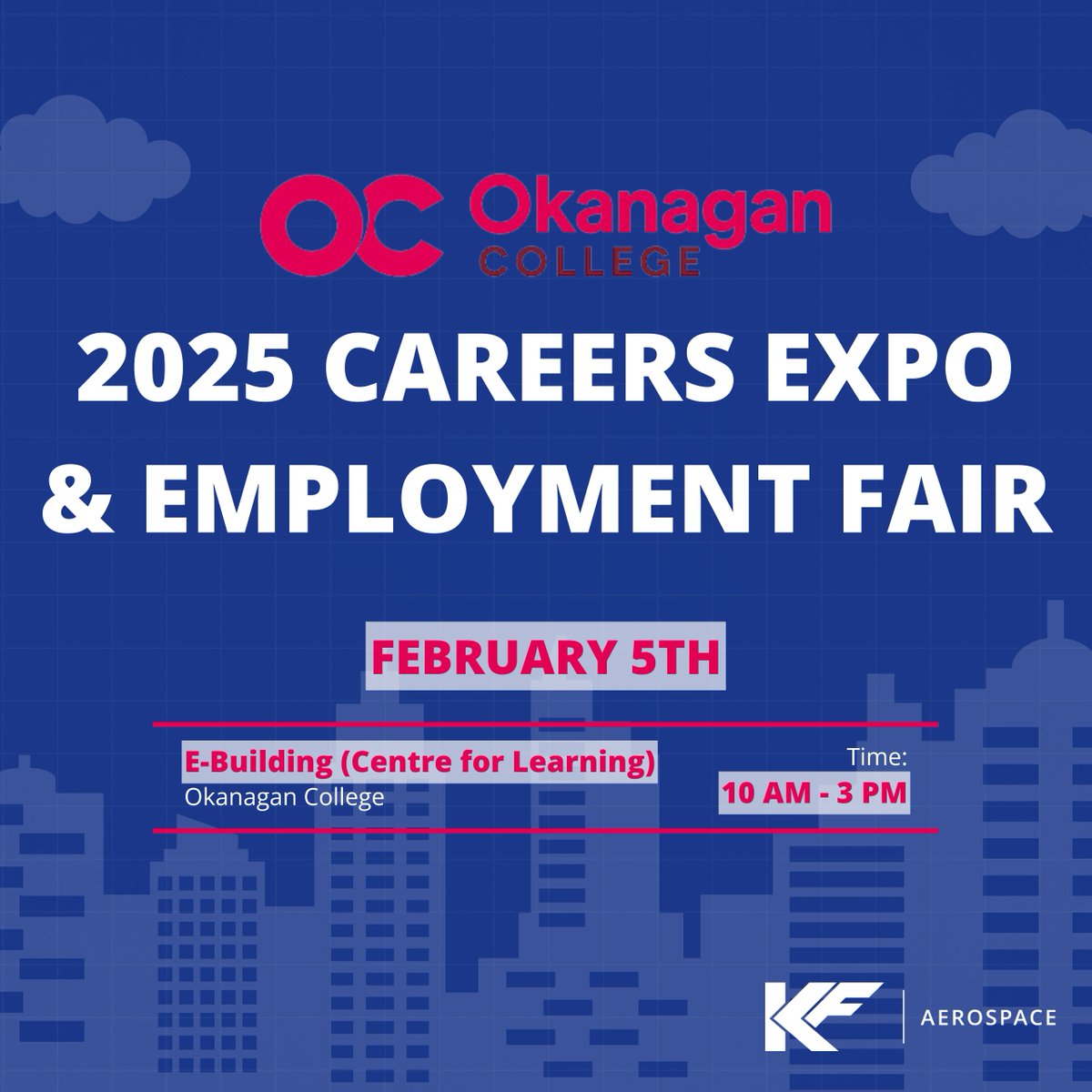 Come see us at <a href="/OkanaganCollege/">Okanagan College</a>'s Careers Expo &amp; Employment Fair next week! We’re excited to share our upcoming career opportunities with the next generation of aviation professionals.

Learn more at okanagan.bc.ca/careers-hub/an…