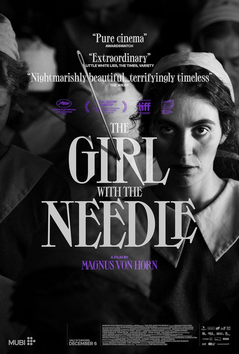 Watched "The Girl with the Needle" #film #cinema