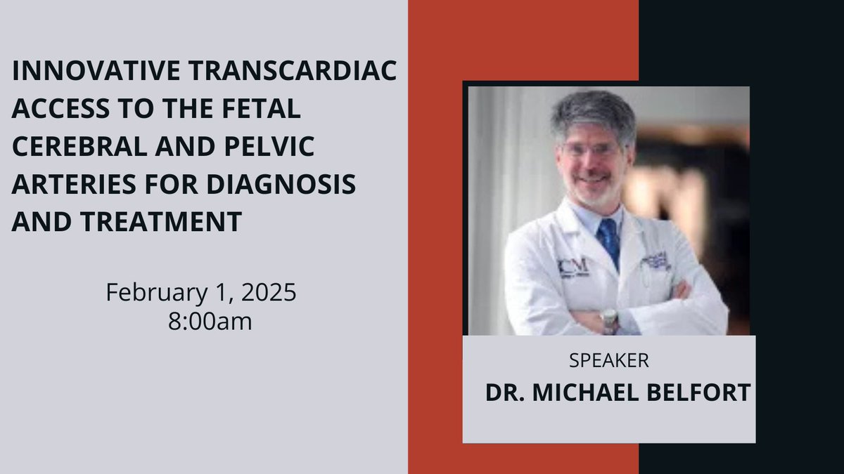 Texas Children's Fetal Center (@tchfetalcenter) on Twitter photo Join Dr. Michael Belfort at 8:00 am for Innovative Transcardiac Access to the #Fetal Cerebral and Pelvic Arteries for Diagnosis and Treatment during the #Fetus and #FetalIntervention Oral Session. <a href="/MySMFM/">SMFM</a> #SMFM25 <a href="/bcmhouston/">BCMHouston</a> <a href="/TxChildrensATX/">Texas Children's</a> Join Dr. Michael Belfort at 8:00 am for Innovative Transcardiac Access to the #Fetal Cerebral and Pelvic Arteries for Diagnosis and Treatment during the #Fetus and #FetalIntervention Oral Session. <a href="/MySMFM/">SMFM</a> #SMFM25 <a href="/bcmhouston/">BCMHouston</a> <a href="/TxChildrensATX/">Texas Children's</a>