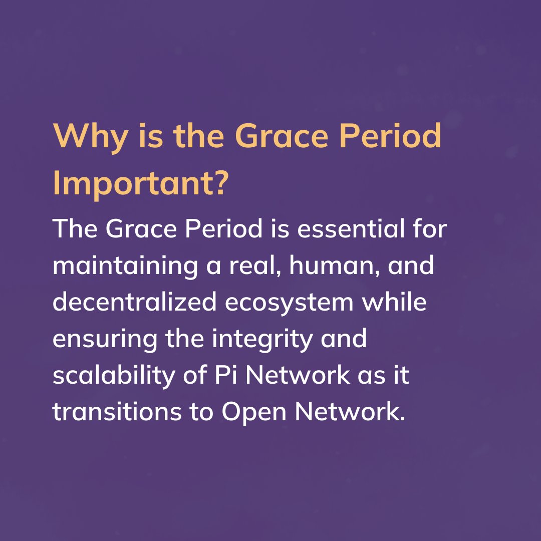 PiCoreTeam's tweet image. Learn more about the Grace Period extension of KYC and Mainnet migration deadlines to February 28, 2025—why we&apos;re extending, what Pioneers should do, and why the Period is important. 

Remember: the extension is independent of Open Network timing.
minepi.com/blog/grace-per…