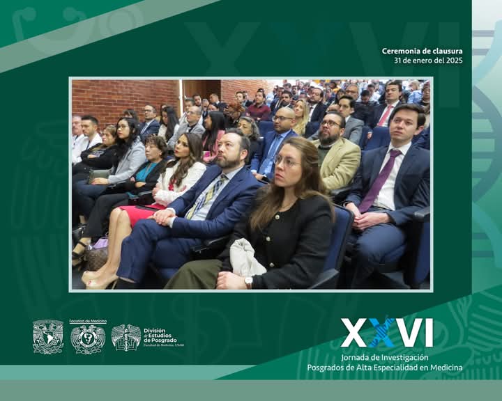 🎉 🥼 Felicitamos a todas y todos los especialistas que han concluido su PAEM, así como a las médicas y médicos cuyos trabajos de investigación fueron reconocidos entre los mejores de esta edición, así como a sus tutores. 

#UNAM #fmposgrado #pam <a href="/annascavuzzo2/">anna scavuzzo</a> <a href="/Fuentes1702/">Octavio Alejandro Fuentes Méndez</a>