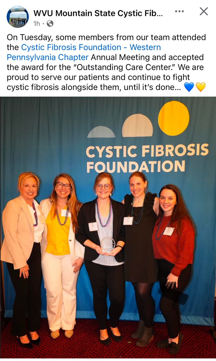 Daniel Brito MD, FACC (@britocardio) on Twitter photo Fantastic News!!! Once again, our very own WV Mountain State Cystic Fibrosis Center won the āOutstanding Care Centerā. Shoot out to the team and leadership <a href="/kkarevalo1/">kkarevalo</a> Letās do it!!! <a href="/WVUMedicine/">WVU Medicine</a> <a href="/WVUMedSchool/">WVU School of Medicine</a> <a href="/WVUKids/">WVU Children's</a> <a href="/CF_Foundation/">Cystic Fibrosis Foundation</a> <a href="/atscommunity/">American Thoracic Society (ATS)</a> Fantastic News!!! Once again, our very own WV Mountain State Cystic Fibrosis Center won the āOutstanding Care Centerā. Shoot out to the team and leadership <a href="/kkarevalo1/">kkarevalo</a> Letās do it!!! <a href="/WVUMedicine/">WVU Medicine</a> <a href="/WVUMedSchool/">WVU School of Medicine</a> <a href="/WVUKids/">WVU Children's</a> <a href="/CF_Foundation/">Cystic Fibrosis Foundation</a> <a href="/atscommunity/">American Thoracic Society (ATS)</a>