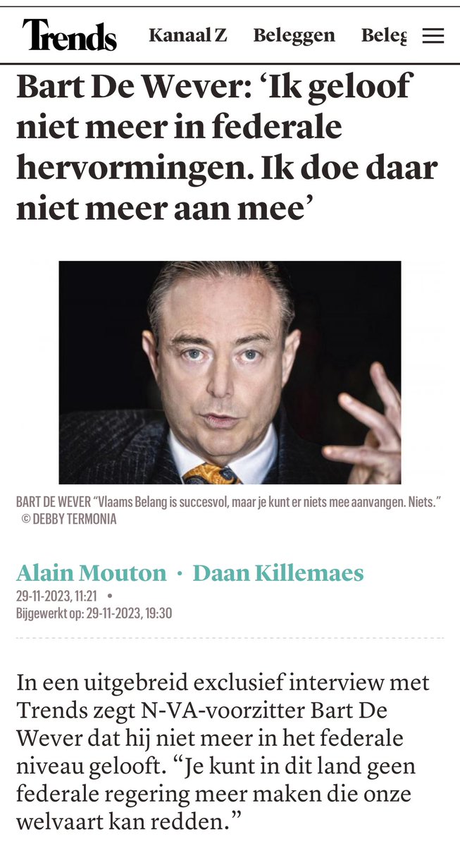 Een nog grotere bedrieger dan Guy Verhofstadt. Toch een prestatie.