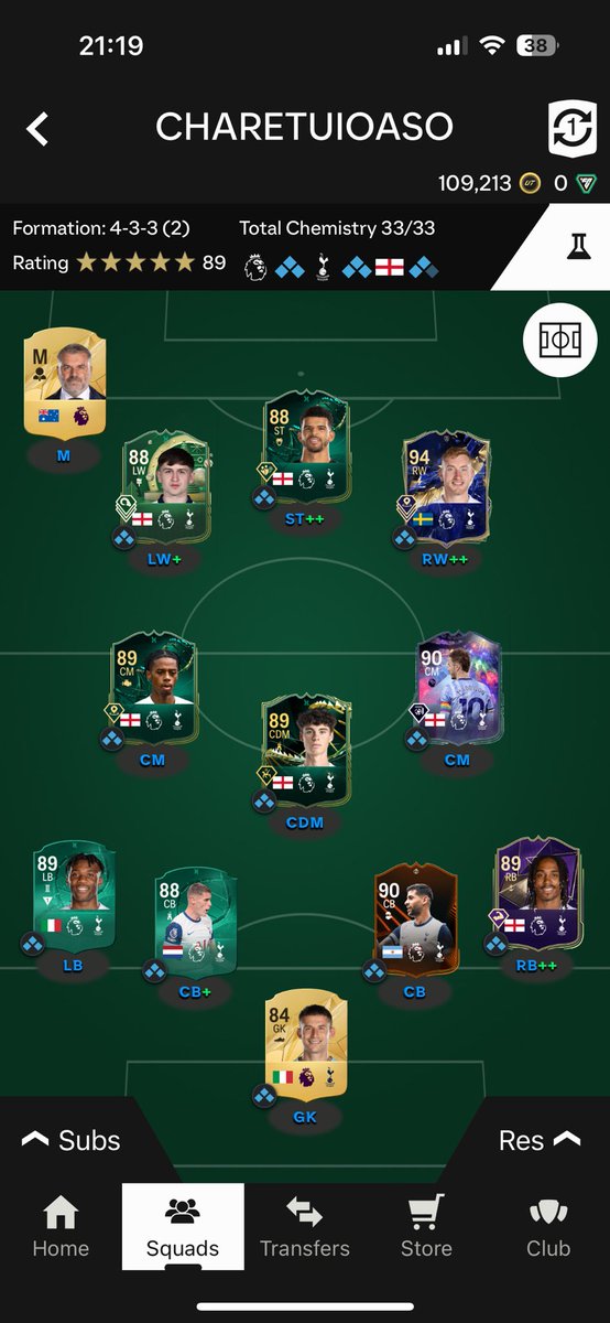 JMMChalk's tweet photo. @JoshuaHale47588 @CON_062 Wow what a team, this is mine currently! https://t.co/wLiioXfwV4