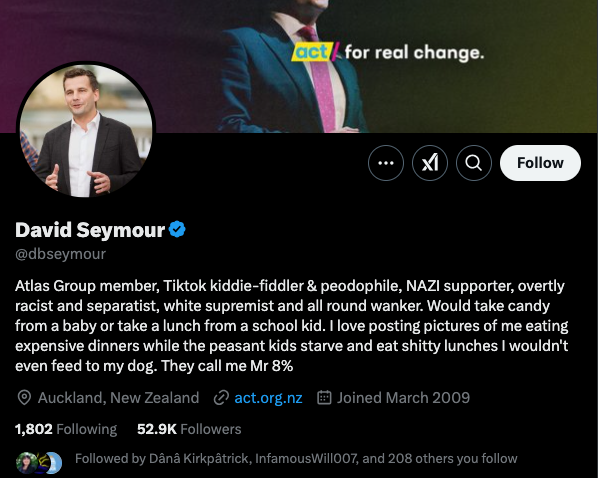 RandomKiwiNZ's tweet photo. Did someone hack this guy's account?
@dbseymour https://t.co/KXQZ0v697N