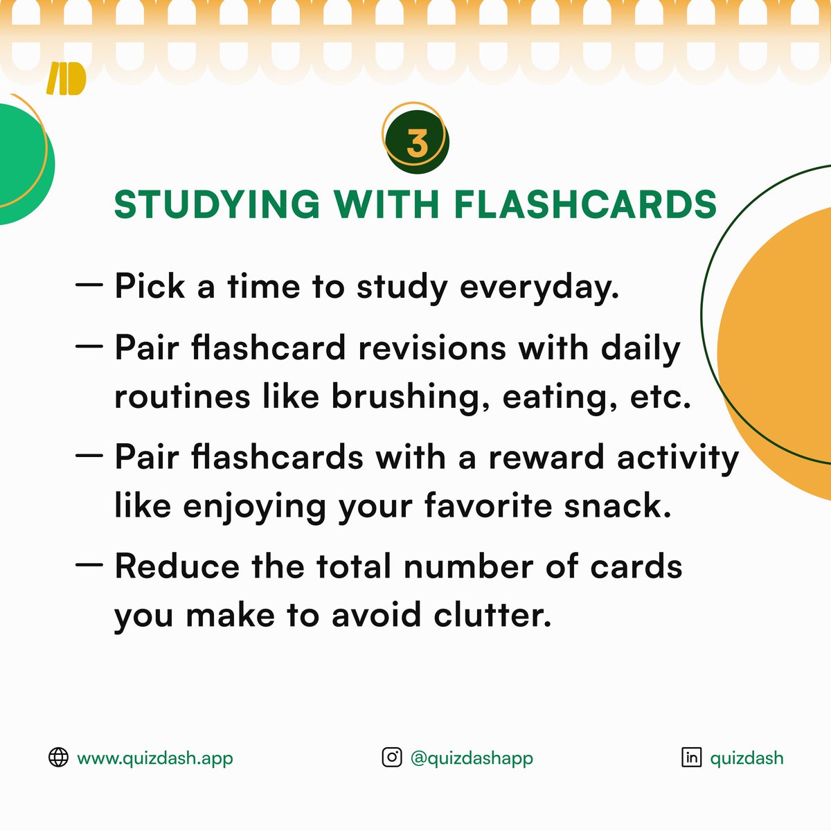quizdashapp's tweet photo. PS: Spending too much time making flashcards can actually reduce the time you'd spend studying. So, the flashcard feature on QuizDash is time-saving. https://t.co/FGfKmqg7L2