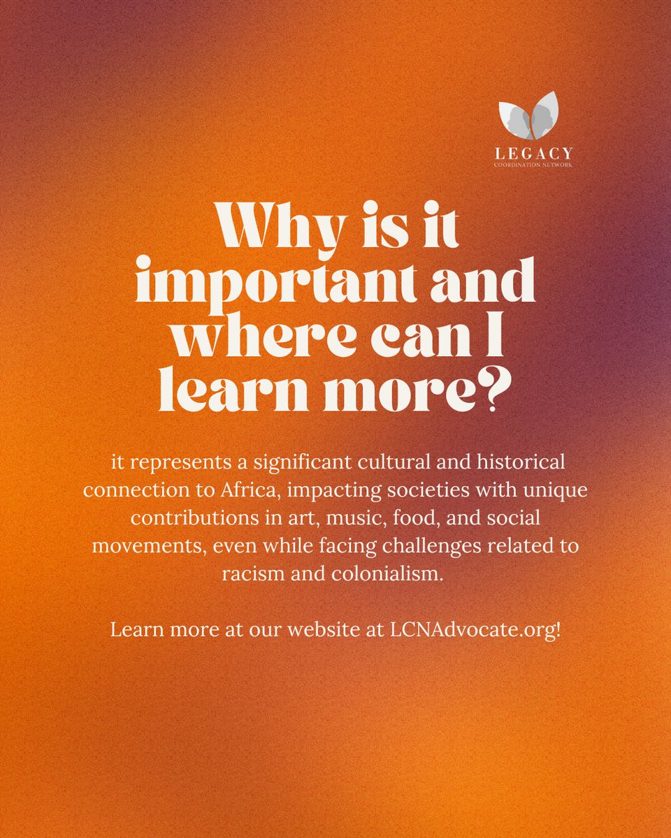 Diaspora: What does it mean, Where does it come from, and why is it important?
•
•
•
#africandiaspora #africa #blackhistory #panafrican #african #blackexcellence #blackculture #blackpower #panafricanism #blackgirlmagic #blackconsciousness #culture #blackpeople #blackowned