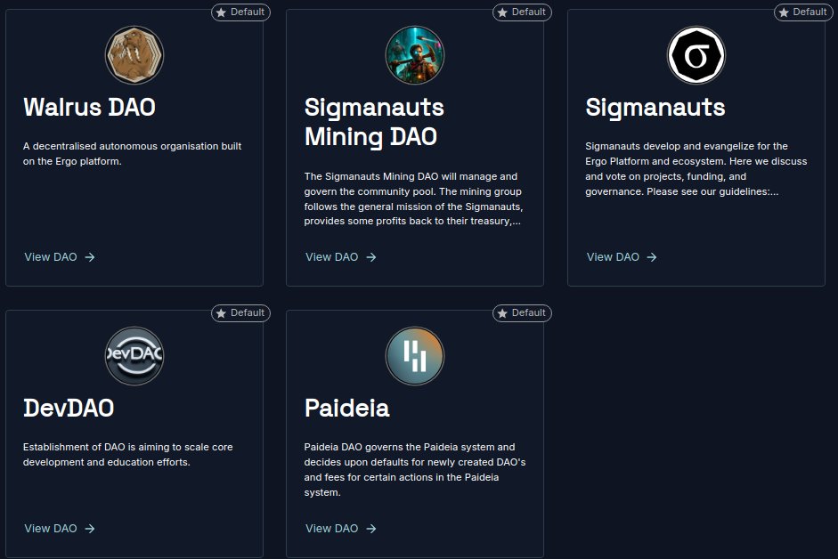 2 new daos within 24 hours, that is 50k Paideia in fees going to the stakers in the <a href="/PaideiaDAO/">Paideia.im</a> ! The other 50k going into the treasury.