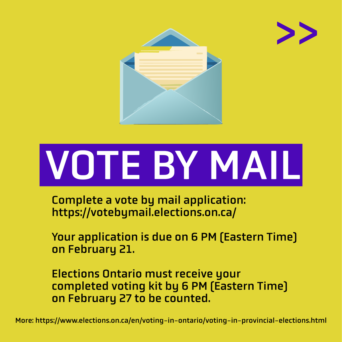 PowerOfManyHQ's tweet image. Vote early to:⁠
✔ Avoid last-minute issues⁠
✔ Reduce Election Day lines⁠
✔ Maximize turnout among eligible voters⁠
⁠
Full details here: elections.on.ca/en/voting-in-o… 

Make your plan to vote: thepowerofmany.ca 
#OnLab #OnPoli