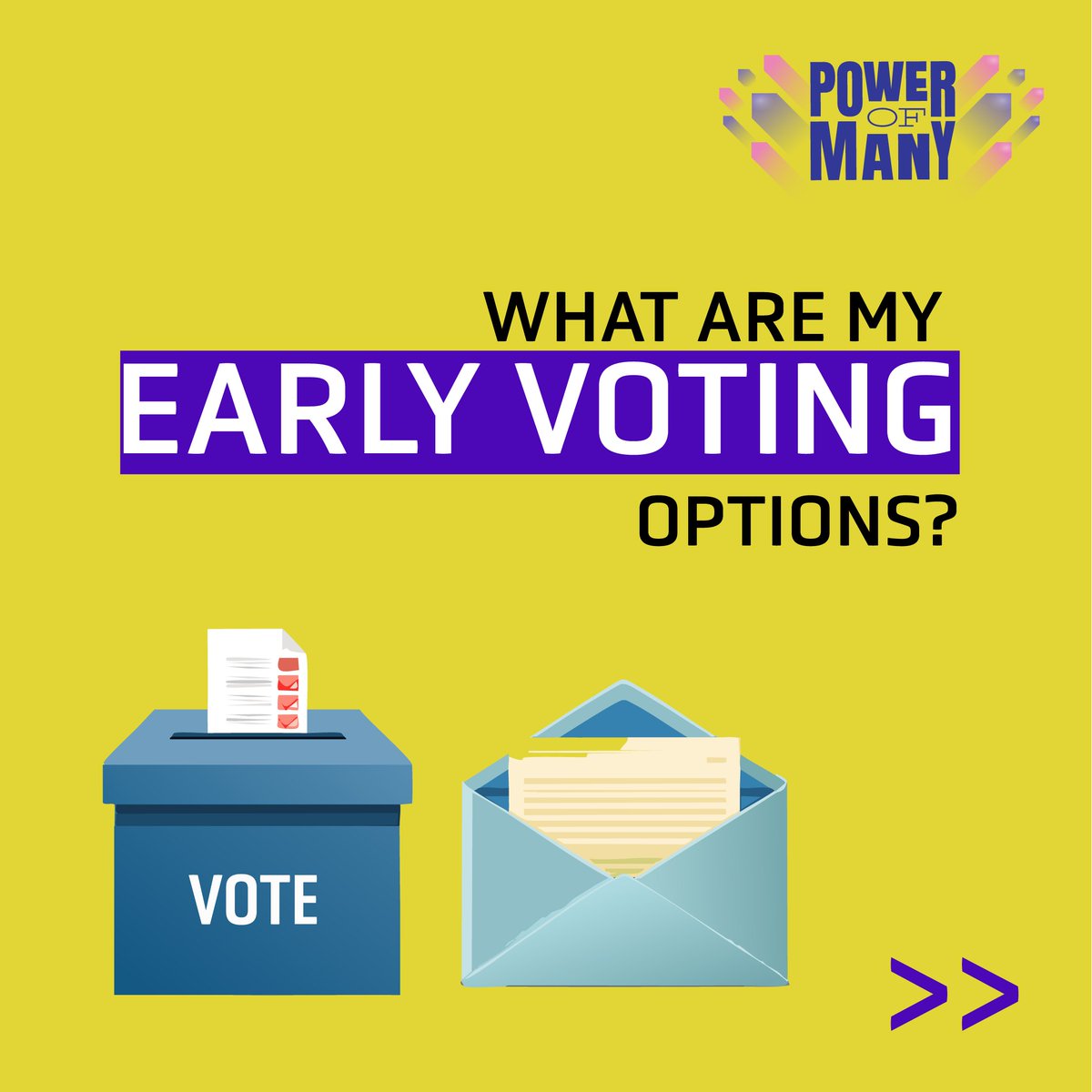 PowerOfManyHQ's tweet image. Vote early to:⁠
✔ Avoid last-minute issues⁠
✔ Reduce Election Day lines⁠
✔ Maximize turnout among eligible voters⁠
⁠
Full details here: elections.on.ca/en/voting-in-o… 

Make your plan to vote: thepowerofmany.ca 
#OnLab #OnPoli