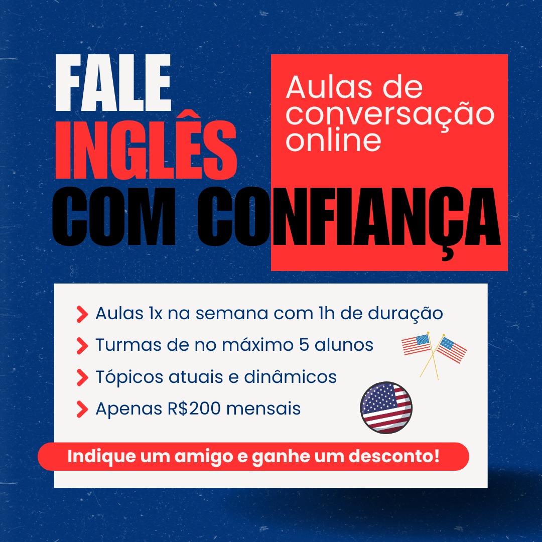 Pra quem não sabe, eu também sou professora de inglês a 15 anos. 
Não adie mais o seu sonho de alcançar sua fluência! Me chame já!