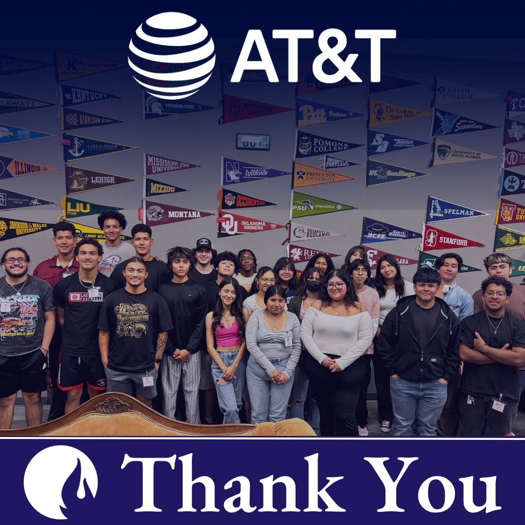 #FanFriday
We send a heartfelt thank you to AT&amp;T for their contribution!!
@AT&amp;T graciously donated $5,000 to Leaders In Training during our Back to School Fundraiser. It means the world to us. 🙏✨

#Gratitude #ThankYou #MakingADifference #CommunitySupport