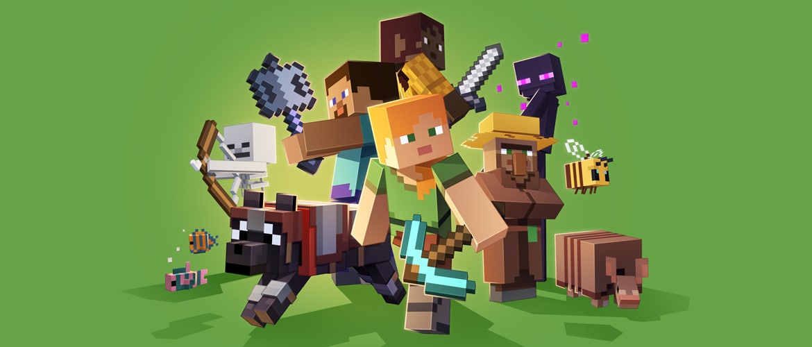 Minecraft tweet media