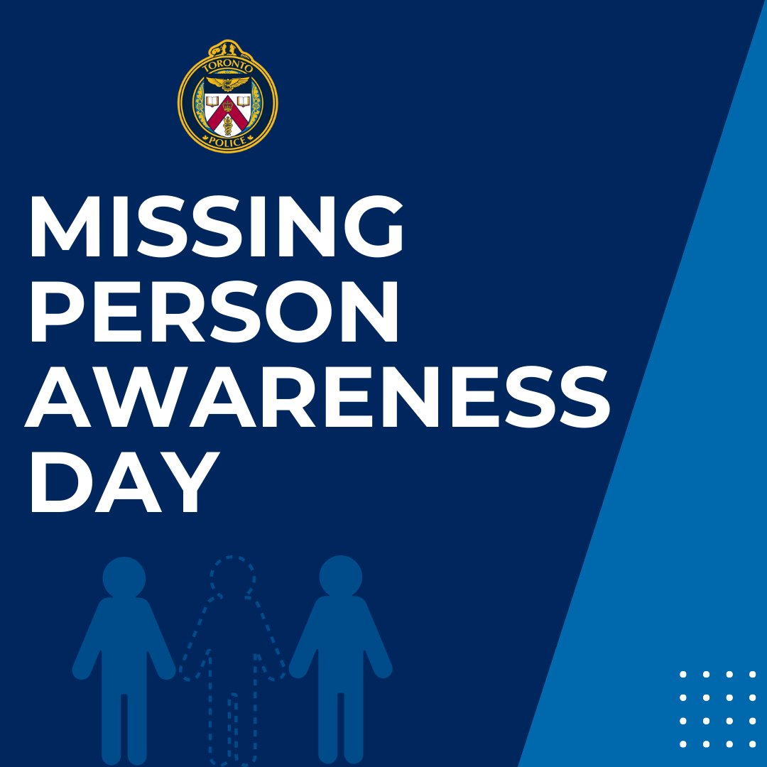 Every missing person matters. Today, on Missing Person Awareness Day we reaffirm our commitment to prioritizing every case and ensuring that no one is left behind.

Throughout the day <a href="/TorontoPolice/">Toronto Police</a> and <a href="/TPSMissing/">Toronto Police Missing Persons Unit</a> will share information and resources about missing persons,