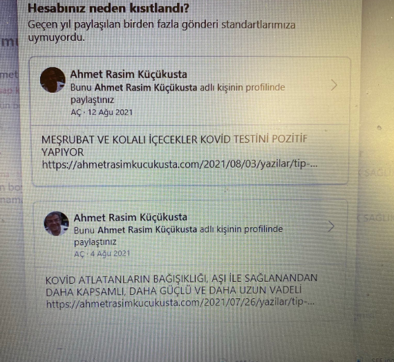 drahmetrasim's tweet photo. Kovid testi, meşrubat ve kolalı içeceklerde bile pozitif çıkıyordu.
Bu yazım da sansürlendi.
Nasıl bir rezil dönemdi.
Unutmayın! https://t.co/NJG0MbQ4uw