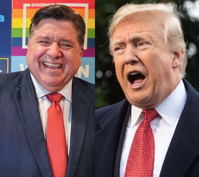OccupyDemocrats's tweet photo. BREAKING: Democratic superstar Governor J.B. Pritzker brings down the hammer on Donald Trump's pardoned January 6th insurrectionists with a powerful show of executive power.

These MAGA criminals thought that they were off the hook...

Pritzker has ordered that everyone who took part in the January 6th insurrection be banned from working in state jobs in Illinois — undermining Trump's crooked attempt to give them all a fresh start.

The order was delivered to Illinois' Department of Central Management Services late yesterday and blocks those who participated in the "infamous and disgraceful conduct that is antithetical to the mission of the State" from infiltrating the state government.

"These rioters attacked law enforcement officers protecting people in the Capitol, disrupted the peaceful transfer of power, and undermined bedrock principles of American democracy," Pritzker stated. 

"Our State workforce must reflect the values of Illinois and demonstrate honesty, integrity, and loyalty to serving the taxpayers. No one who attempts to overthrow a government should serve in government," he added.

The Chicago Times Sun-Times reports that at least 50 Illinois residents were pardoned by Trump for their role in the Capitol siege — and Pritzker's order will also apply to anyone who moves to the state seeking employment.

It's time that every Democratic Governor issue the exact same order. Make these traitors pay.

Please retweet and ❤️ if you think that every blue state should do this — and consider joining the growing exodus to Tribel, a new pro-democracy social network that is exploding in popularity because Twitter and Facebook are trying to stop its growth — which is only making Tribel grow even faster. Please follow us on Tribel to get all of our breaking news alerts sent straight to your phone or computer by clicking the following link: https://t.co/HnJzSKjCwX