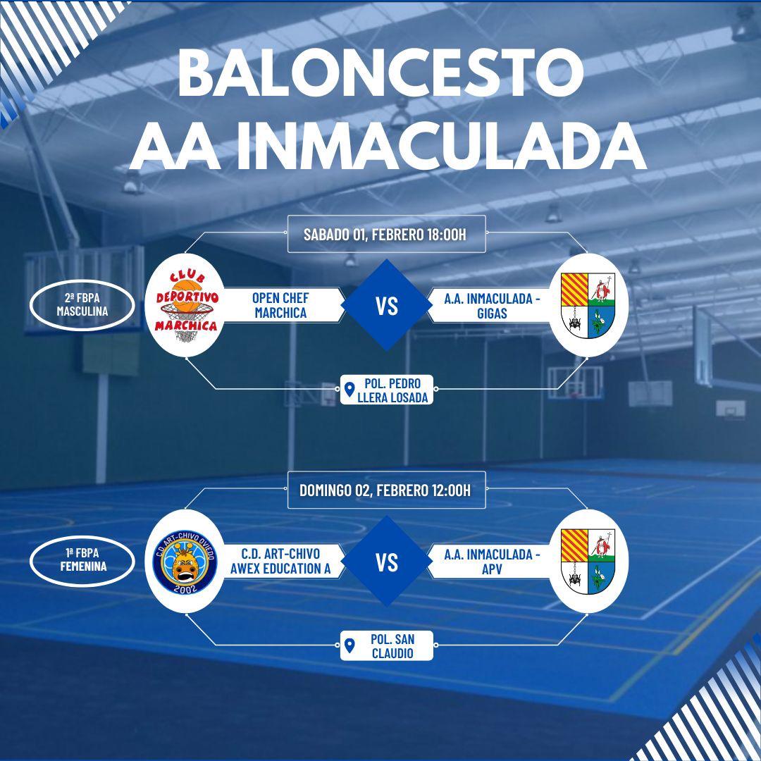 Este fin de semana solamente jugarán nuestras chicas al estar aplazado el encuentro del masculino A. Debutan en la máxima categoría asturiana así que ven a apoyarlas. Vamos a disfrutar de esta experiencia y darlo todo en la cancha. 🏀💪