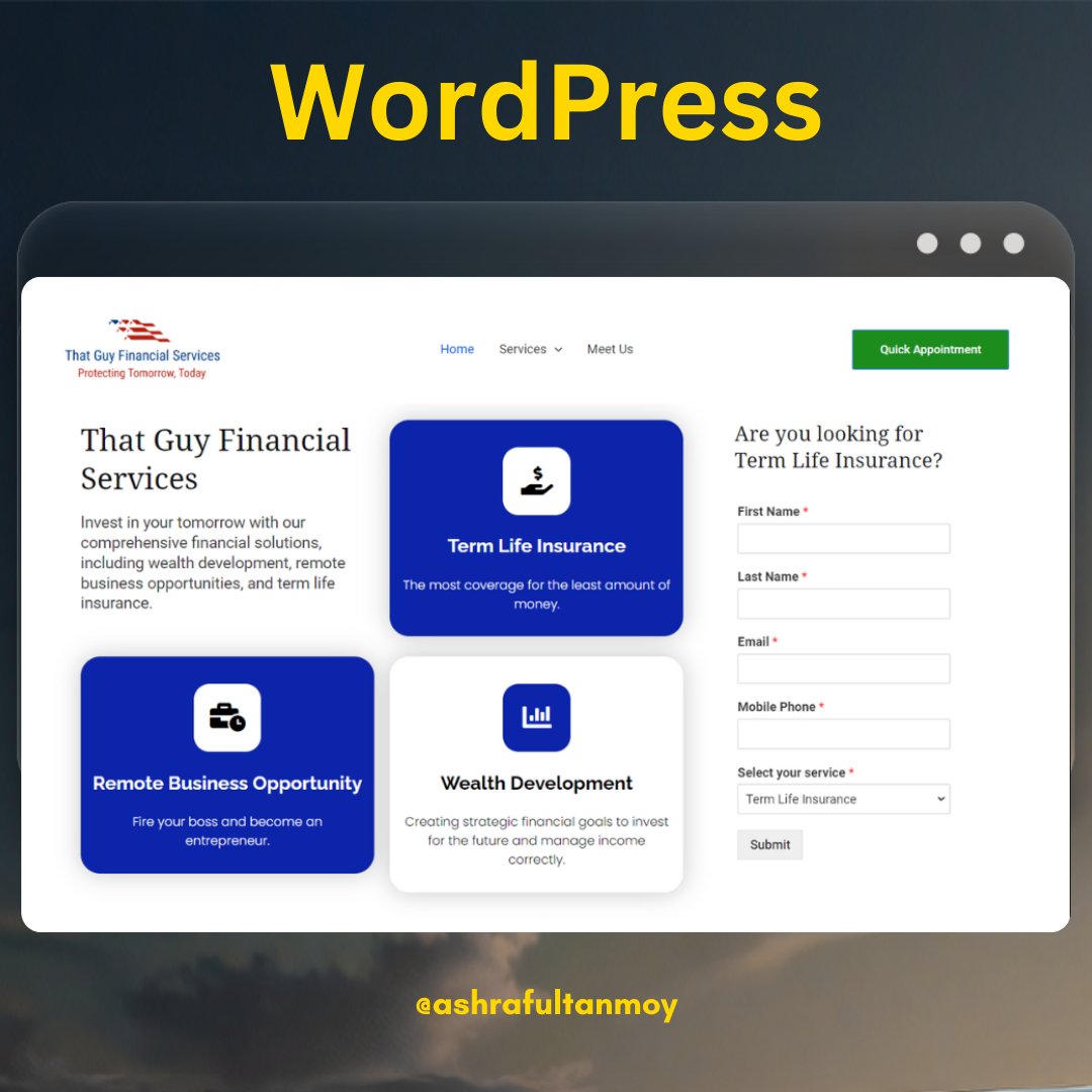 tanmoy7ash's tweet photo. Need a Website That Sells?

💡 Whether you need a redesign or a new website from scratch, I’ve got you covered!

Let's chat about your project! 📩

#WebsiteThatConverts #SmallBusinessWebsite #OnlineGrowth #EcommerceMarketing #SEO #ShopifyWebsite #WordPressExpert https://t.co/6XDxFtPqZv