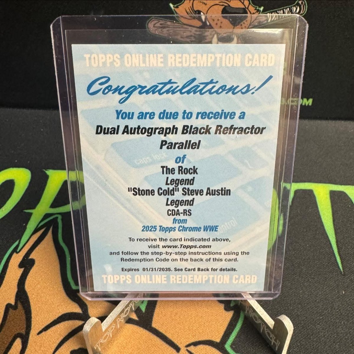 TOPNOTCHCLUB's tweet photo. Just pulled 

@Topps  can we confirm it’s /10?

What versions are there for this card? https://t.co/idSethQIm4