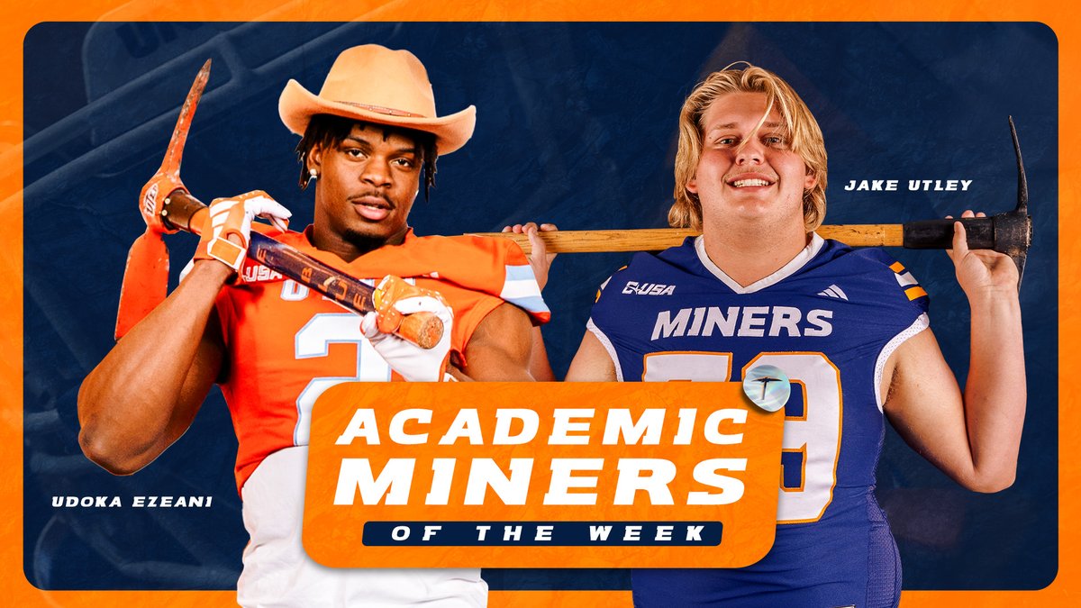 Congratulations to our 𝐀𝐜𝐚𝐝𝐞𝐦𝐢𝐜 𝐌𝐢𝐧𝐞𝐫𝐬 𝐨𝐟 𝐓𝐡𝐞 𝐖𝐞𝐞𝐤, Udoka Ezeani and Jake Utley‼️ 

#PicksUp | #WinTheWest