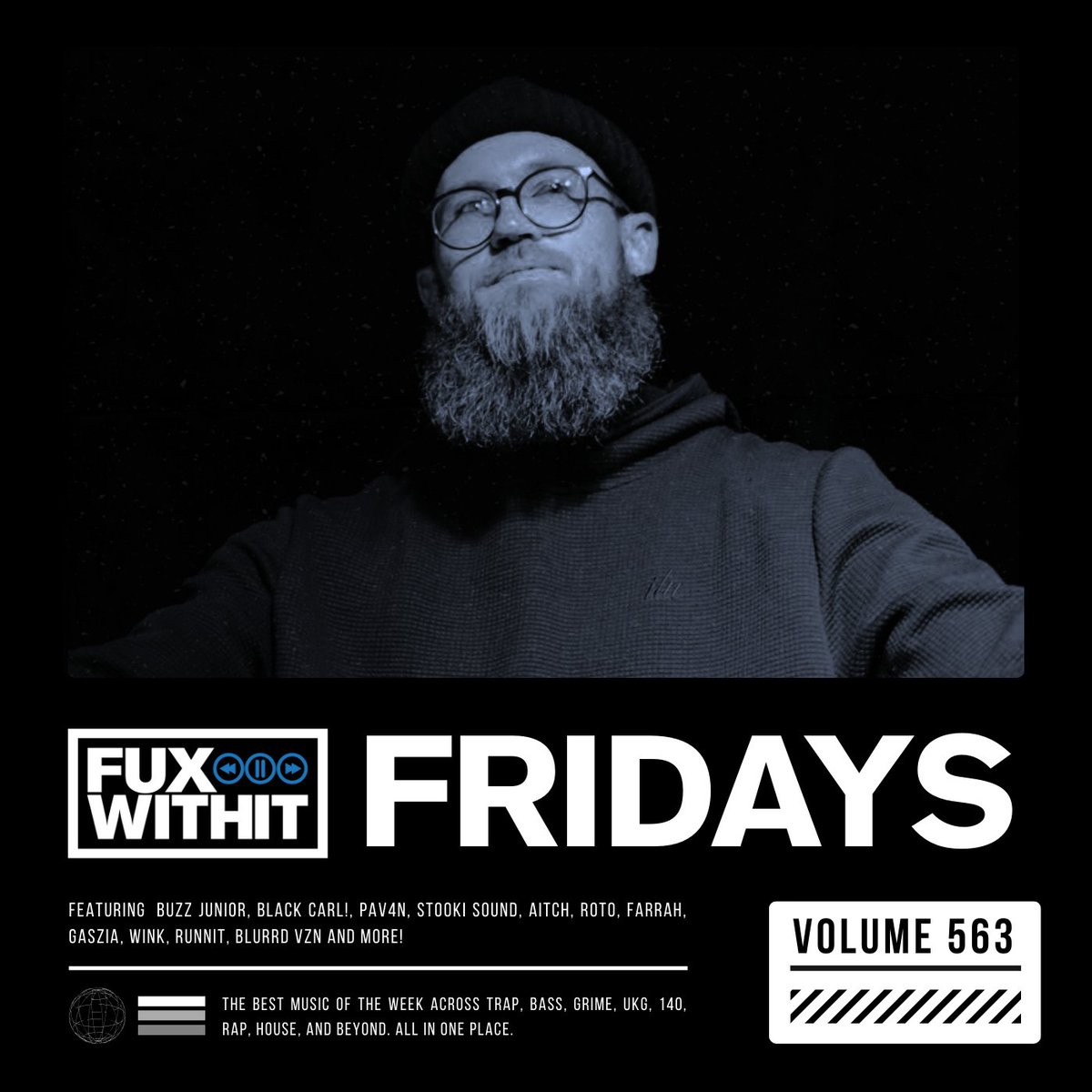 FUXWITHIT (@fuxwithit) on Twitter photo The best of the week featuring <a href="/BuzzJuniorMusic/">buzz junior</a>, <a href="/rotobass_/">rotobass</a>, <a href="/BlackCarlBass/">GET YOUR FIX w/ LEOTRIX OUT NOW❗️</a>, <a href="/pav4nco/">PAV4N</a>, <a href="/stookisound/">STÖÖKI SOUND</a>, <a href="/_blurrdvznmusic/">boujee vatos 🦋</a>, <a href="/farrahsounds/">Farrah</a>, <a href="/Gaszia/">gaszia</a> + more!
Listen: fuxwithit.com/2025/01/31/fux… The best of the week featuring <a href="/BuzzJuniorMusic/">buzz junior</a>, <a href="/rotobass_/">rotobass</a>, <a href="/BlackCarlBass/">GET YOUR FIX w/ LEOTRIX OUT NOW❗️</a>, <a href="/pav4nco/">PAV4N</a>, <a href="/stookisound/">STÖÖKI SOUND</a>, <a href="/_blurrdvznmusic/">boujee vatos 🦋</a>, <a href="/farrahsounds/">Farrah</a>, <a href="/Gaszia/">gaszia</a> + more!
Listen: fuxwithit.com/2025/01/31/fux…