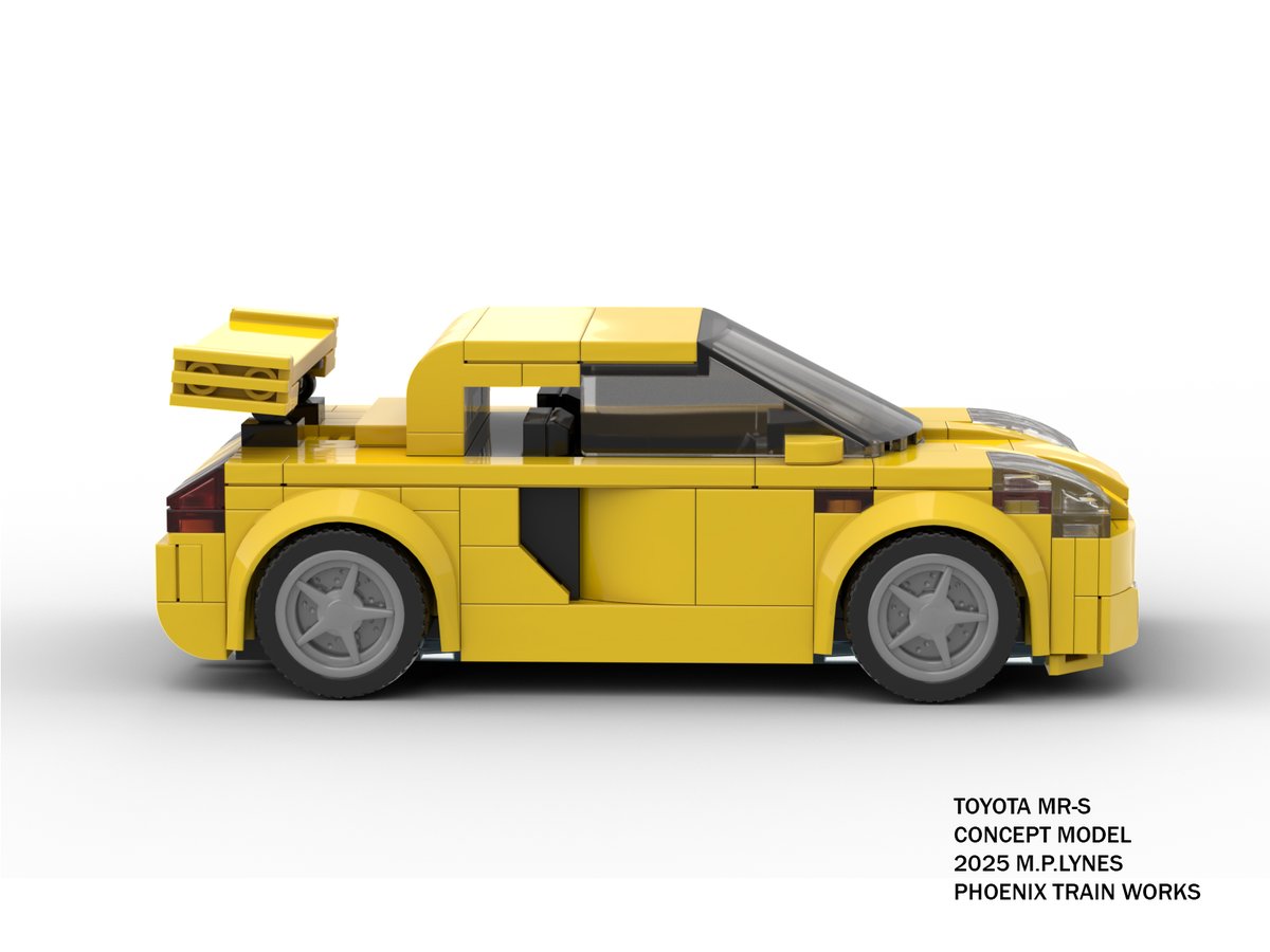 M.P.Lynes (@playingwithecho) on Twitter photo Final changes to my MOC of the <a href="/ToyotaMotorCorp/">Toyota Motor Corp.</a> MR-S before I build it in <a href="/LEGO_Group/">LEGO</a> parts. There's even a hardtop and a bottle of NOS for competition on the race track in Lego city. :) <a href="/ToyotaRacing/">Toyota Racing</a>
#lego #moc #afol #phoenixtrainworks Final changes to my MOC of the <a href="/ToyotaMotorCorp/">Toyota Motor Corp.</a> MR-S before I build it in <a href="/LEGO_Group/">LEGO</a> parts. There's even a hardtop and a bottle of NOS for competition on the race track in Lego city. :) <a href="/ToyotaRacing/">Toyota Racing</a>
#lego #moc #afol #phoenixtrainworks