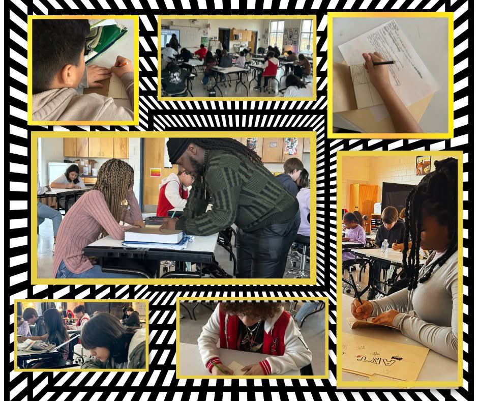 🌀🎨 <a href="/CarverRoadMS/">Carver Road Middle</a> 7th grade artists are mastering the art of optical illusions! Using lines, shading, and perspective, they’re creating mind-bending designs that trick the eye. 👀✨ Stay tuned for their incredible illusions! <a href="/GriffinSpalding/">Griffin-Spalding K12</a>