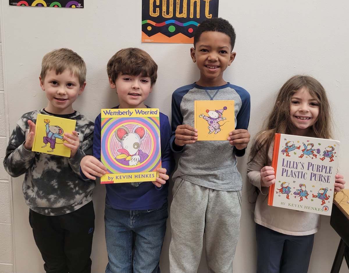 Growing readers really enjoyed our Kevin Henkes author study!  We loved making text to self connections and connecting characters across books. What's your favorite KH book? <a href="/MckeownSchool/">McKeown School</a> <a href="/KRHSCOUGARPRIDE/">Dr. Craig M. Hutcheson</a> #kevinhenkes