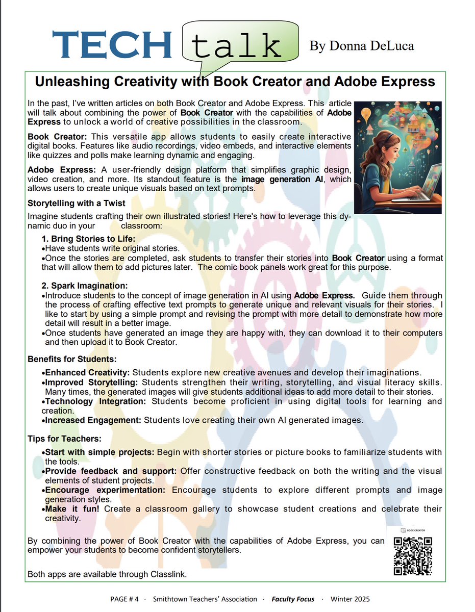 Level up student creativity! 🚀 My latest article shows you how to combine <a href="/AdobeExpress/">Adobe Express</a>'s AI magic with <a href="/BookCreatorApp/">Book Creator from Kami</a> for amazing digital books. <a href="/SCSD_AMS/">Accompsett MS</a> <a href="/BookCreatorApp/">Book Creator from Kami</a> <a href="/AdobeExpress/">Adobe Express</a>
