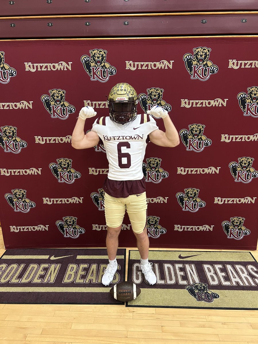 After a great talk  with <a href="/KUHC_Clements/">Jim Clements</a> I am thankful to receive an offer from Kutztown University! <a href="/HsGloucester/">GHS Lions Football</a> <a href="/CoachFargo_KUFB/">Eric Fargo</a> <a href="/CoachCella_KU/">Matt Cella</a> <a href="/stevenburk28/">Steven Burkhardt</a>