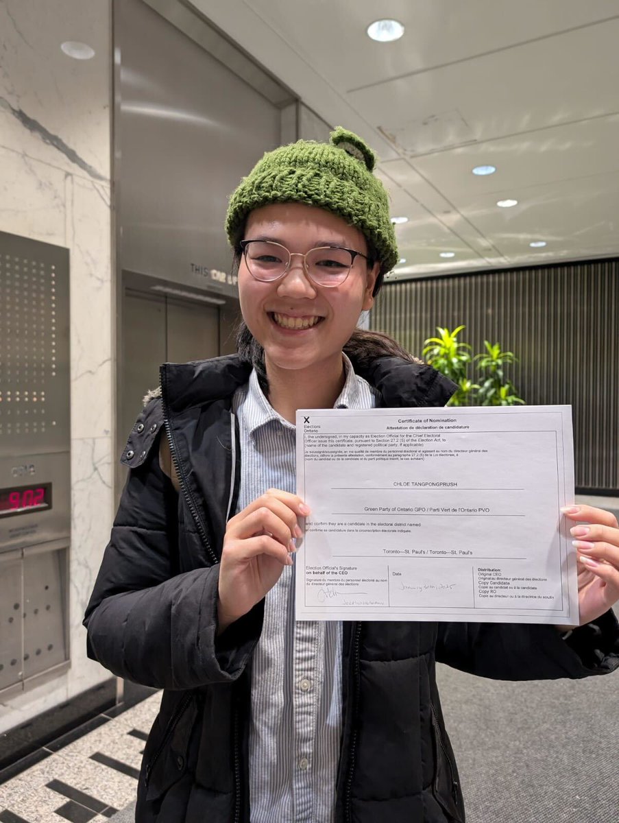 We're officially on the ballot! Election day is February 27. Help secure a Green future for Ontario by pledging to vote at gpo.ca/vote