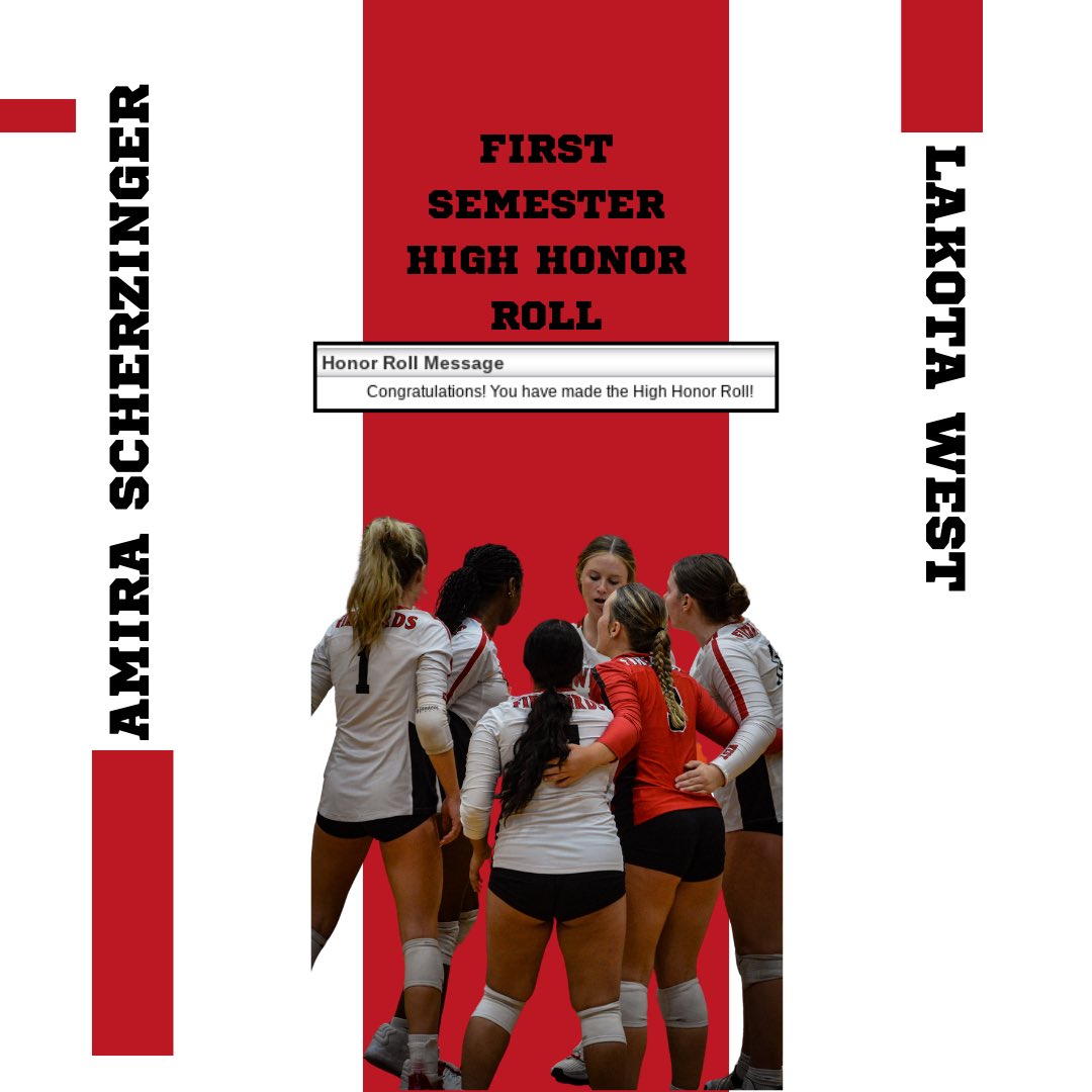 Amira Scherzinger (@amirascherz_vb) on Twitter photo First semester high honor roll with all honors and AP classes! Huge thanks to my coaches, teachers, and parents for helping me stay on top of both my athletics and academics! <a href="/PrepDigOH/">Prep Dig Ohio</a> <a href="/OVRVolley/">Ohio Valley Region</a> <a href="/ohiopremiervc/">Ohio Premier VC</a> <a href="/WestTrackField/">Lakota West Track & Field</a> First semester high honor roll with all honors and AP classes! Huge thanks to my coaches, teachers, and parents for helping me stay on top of both my athletics and academics! <a href="/PrepDigOH/">Prep Dig Ohio</a> <a href="/OVRVolley/">Ohio Valley Region</a> <a href="/ohiopremiervc/">Ohio Premier VC</a> <a href="/WestTrackField/">Lakota West Track & Field</a>