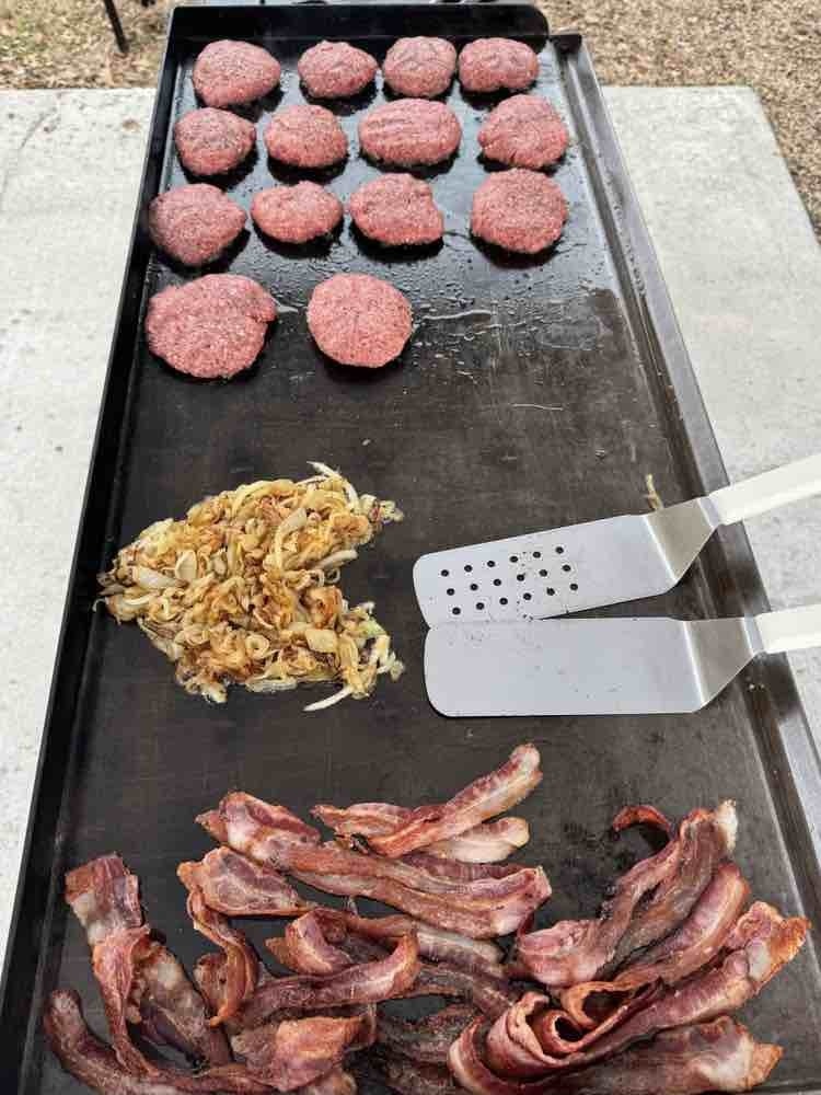 ZeroGravitySC's tweet image. Just wrapped up an epic cookout with the Zero Gravity crew, and the brisket burgers were off the chain! Here's to more delicious adventures and groundbreaking projects ahead! Cheers to the weekend and to the magic we create together!

#ZeroGravity #TeamCookout #WeekendVibes