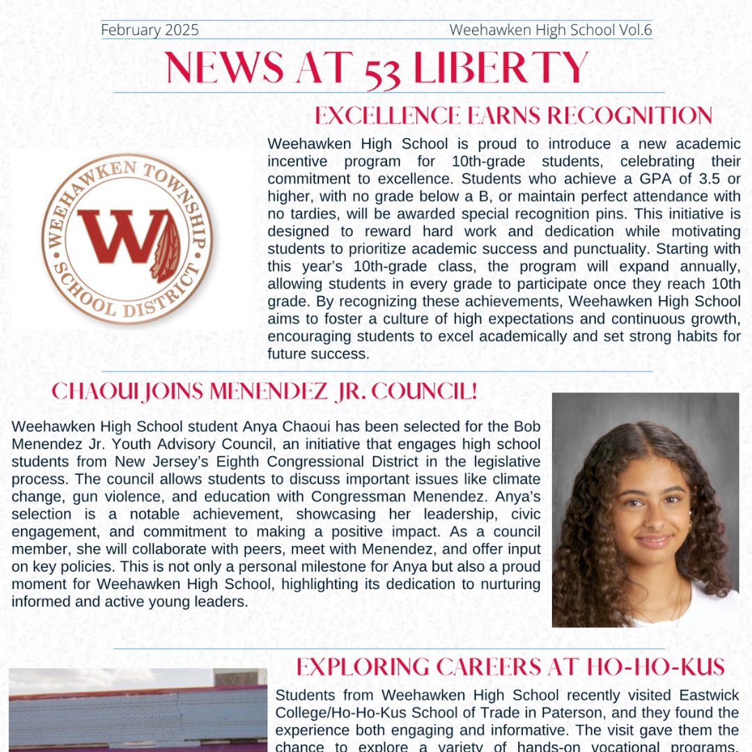 Weehawken Schools (@weehawkentsd) on Twitter photo WHS newsletter ~ February 2025
tinyurl.com/WTSDfeb2025
<a href="/EricCrespoEDU/">Eric Crespo</a> <a href="/FAmato53/">Francesca Amato</a> <a href="/al_orecchio/">Al Orecchio</a> <a href="/RobFerullo4/">Robert Ferullo</a> <a href="/StefanieCirill1/">Stefanie Cirillo</a> <a href="/DeStefanoEDU/">Dr. Nicholas DeStefano</a> <a href="/MrsCullinane/">Jacqueline Cullinane</a> <a href="/bcalligy/">Brian Calligy</a> <a href="/BriannaReganEDU/">Brianna Regan</a> <a href="/JColasurdoEDU/">Jillian Colasurdo</a> <a href="/gioahmad/">Gio Ahmad</a> WHS newsletter ~ February 2025
tinyurl.com/WTSDfeb2025
<a href="/EricCrespoEDU/">Eric Crespo</a> <a href="/FAmato53/">Francesca Amato</a> <a href="/al_orecchio/">Al Orecchio</a> <a href="/RobFerullo4/">Robert Ferullo</a> <a href="/StefanieCirill1/">Stefanie Cirillo</a> <a href="/DeStefanoEDU/">Dr. Nicholas DeStefano</a> <a href="/MrsCullinane/">Jacqueline Cullinane</a> <a href="/bcalligy/">Brian Calligy</a> <a href="/BriannaReganEDU/">Brianna Regan</a> <a href="/JColasurdoEDU/">Jillian Colasurdo</a> <a href="/gioahmad/">Gio Ahmad</a>